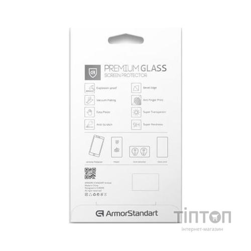 Скло захисне Armorstandart Full Glue TECNO POP 4 Black (ARM57586)