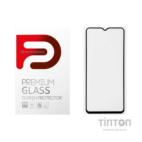 Скло захисне Armorstandart Full Glue TECNO POP 4 Pro (BC3) Black (ARM58130)