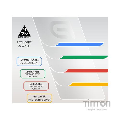 Скло захисне Armorstandart Full Glue TECNO POP 4 Pro (BC3) Black (ARM58130)