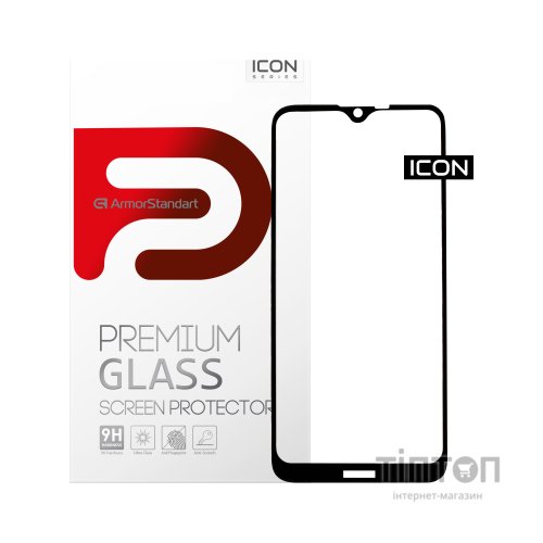 Скло захисне Armorstandart Icon Nokia 2.3 Black (ARM56154-GIC-BK)