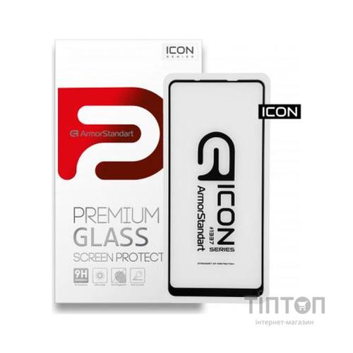 Скло захисне Armorstandart Icon Samsung A21s Black (ARM56243-GIC-BK)