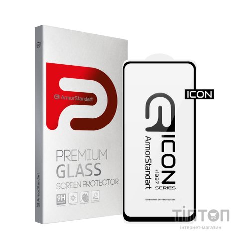 Скло захисне Armorstandart Icon Xiaomi Poco M4 5G Black (ARM60934)
