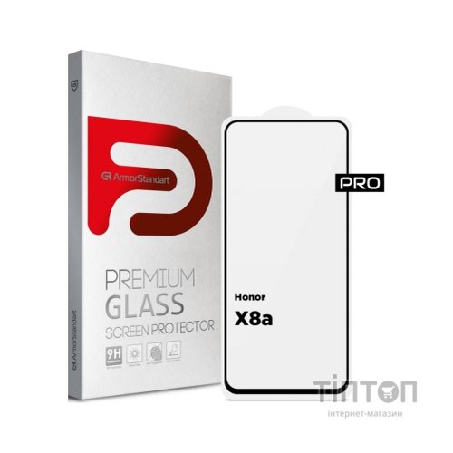 Скло захисне Armorstandart Pro Honor X8a Black (ARM69379)