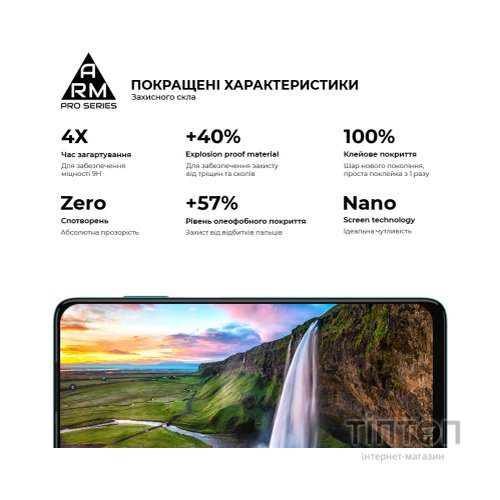 Скло захисне Armorstandart Pro Motorola Edge 20 lite Black (ARM61017)