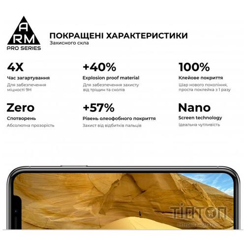 Скло захисне Armorstandart Pro Nokia 1.4 Black (ARM58167)