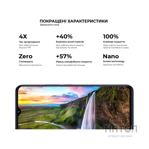 Скло захисне Armorstandart Pro Vivo Y02 Black (ARM66005)