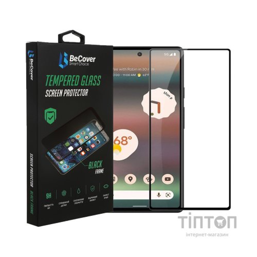 Скло захисне BeCover Google Pixel 6A Black (708757)