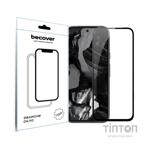 Скло захисне BeCover Google Pixel 8a Black (711663)