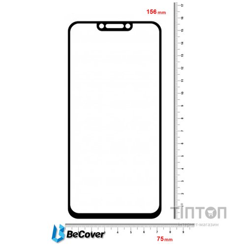 Скло захисне BeCover Huawei P Smart+ Black (702570)