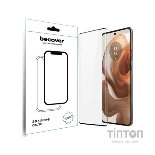 Скло захисне BeCover Motorola Edge 50 Ultra Black (712345)