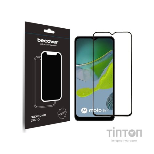 Скло захисне BeCover Motorola Moto E13 Black (708843)