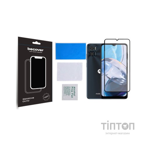 Скло захисне BeCover Motorola Moto E22/E22i Black (709731)