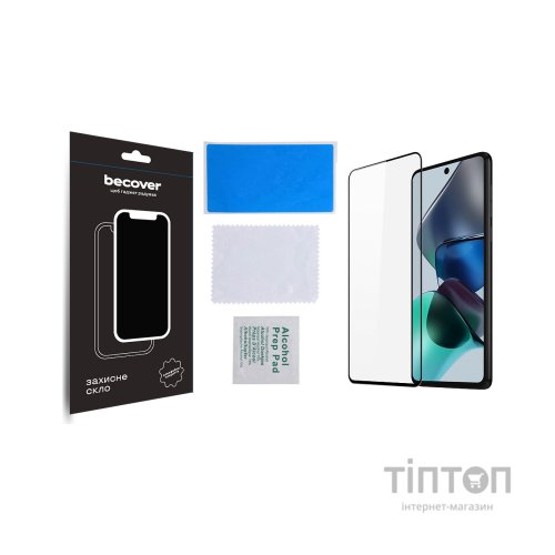 Скло захисне BeCover Motorola Moto E32s Black (709733)