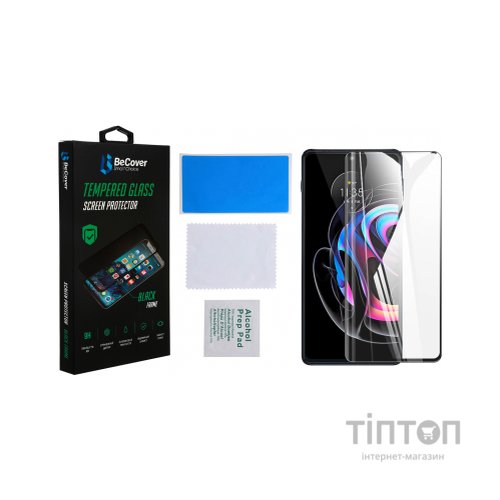 Скло захисне BeCover Motorola Moto Edge 20 Lite Black (706898)