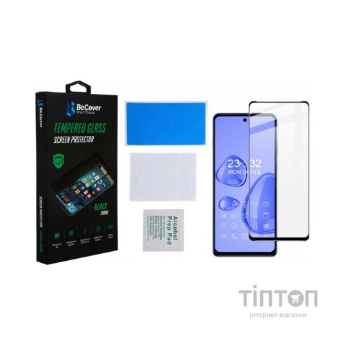 Скло захисне BeCover Motorola Moto G200 Black (707242)