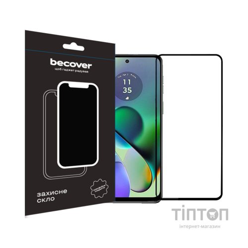 Скло захисне BeCover Motorola Moto G54 / G54 Power Black (710107)