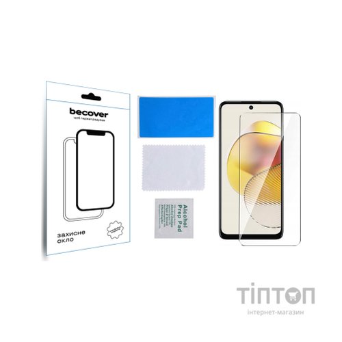 Скло захисне BeCover Motorola Moto G73 3D Crystal Clear Glass (709738)
