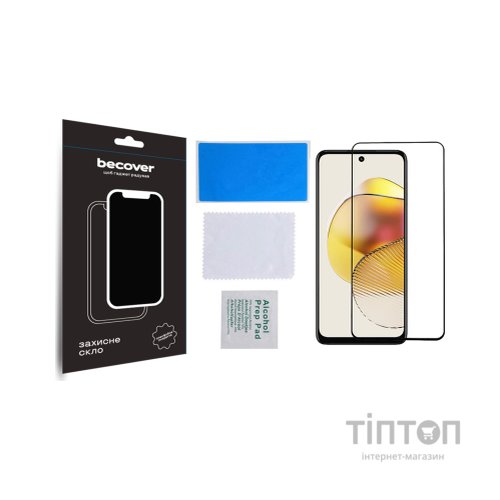 Скло захисне BeCover Motorola Moto G73 Black (709737)