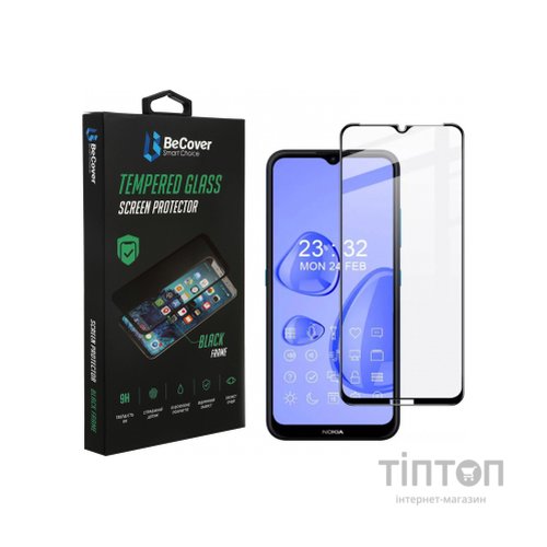 Скло захисне BeCover Nokia 1.4 Black (706902)
