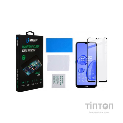 Скло захисне BeCover Nokia 1.4 Black (706902)
