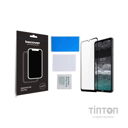 Скло захисне BeCover Nokia C21 Black (709741)