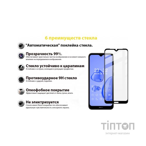 Скло захисне BeCover Nokia C30 Black (706903)
