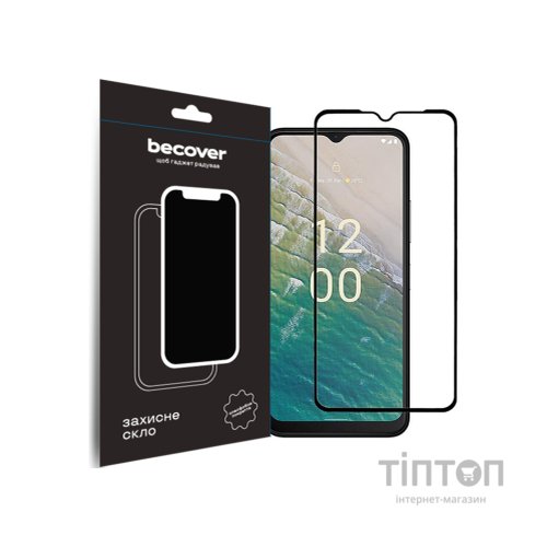 Скло захисне BeCover Nokia C32 Black (709739)