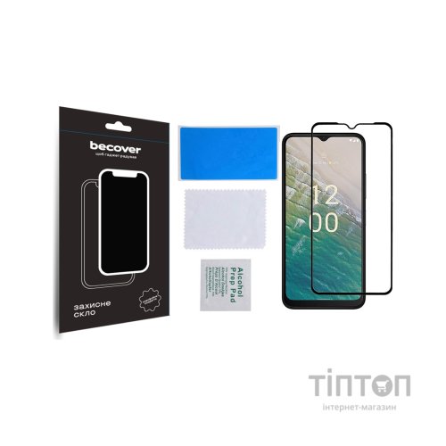 Скло захисне BeCover Nokia C32 Black (709739)