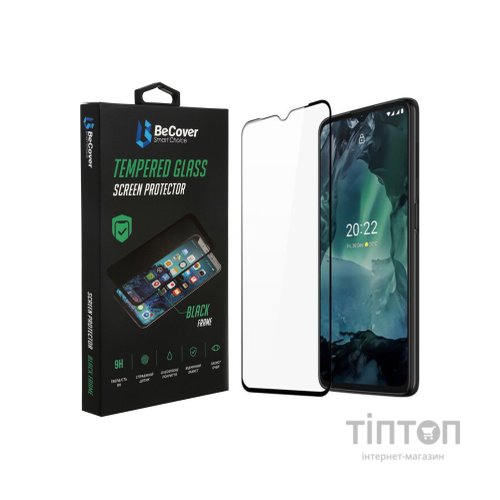 Скло захисне BeCover Nokia G21 / G11 / G11 Plus Black (707603)