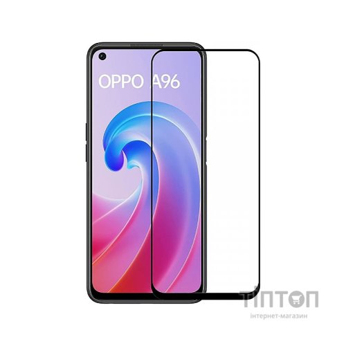 Скло захисне BeCover Oppo A96 Black (709770)