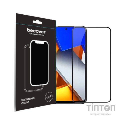 Скло захисне BeCover Poco M4 Pro 4G Black (708590)