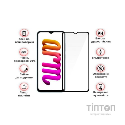 Скло захисне BeCover Poco M5 4G Black (708148)