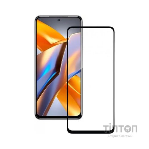 Скло захисне BeCover Poco M5s Black (709252)