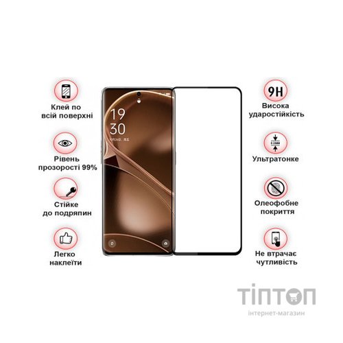 Скло захисне BeCover Poco X6 Pro Black (710625)