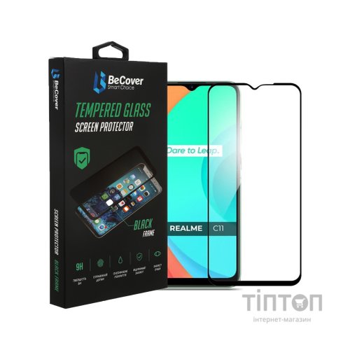 Скло захисне BeCover Realme C11 2021 Black (708153)