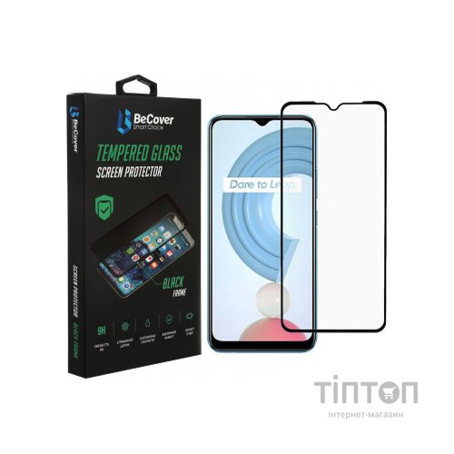 Скло захисне BeCover Realme C21Y Black (706904)