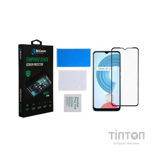 Скло захисне BeCover Realme C21Y Black (706904)