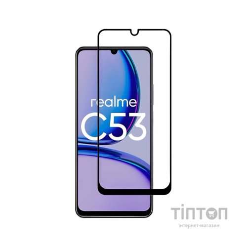 Скло захисне BeCover Realme C53 Black (710105)