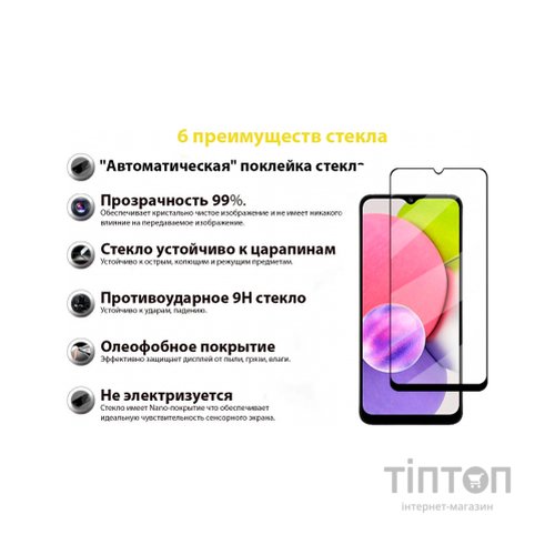 Скло захисне BeCover Samsung Galaxy A03 Core SM-A032/ A03 SM-A035 Black (707102)