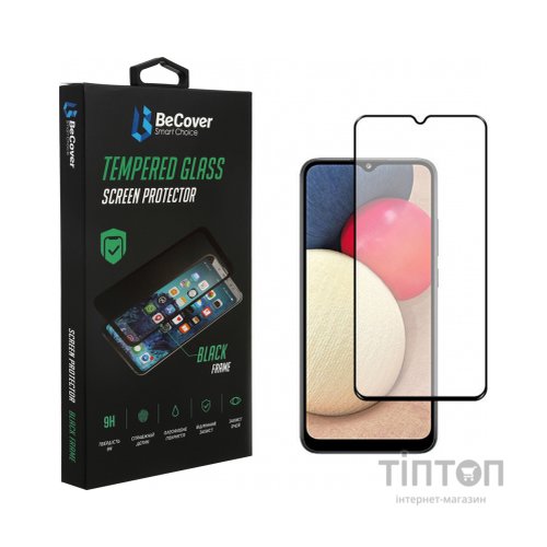 Скло захисне BeCover Samsung Galaxy A03s SM-A037 Black (706776)