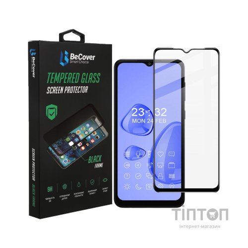 Скло захисне BeCover Samsung Galaxy A04 SM-A045 / A04s SM-A047 / A04e SM-A042 Black (708137)