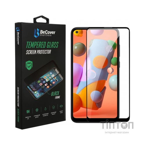 Скло захисне BeCover Samsung Galaxy A21s SM-A217 Black (707338)