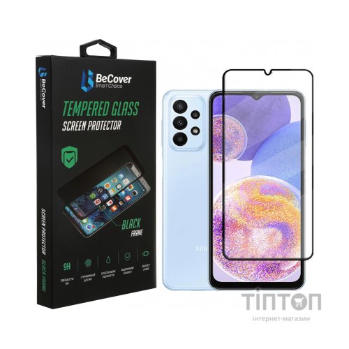 Скло захисне BeCover Samsung Galaxy A23 SM-A235 Black (707355)