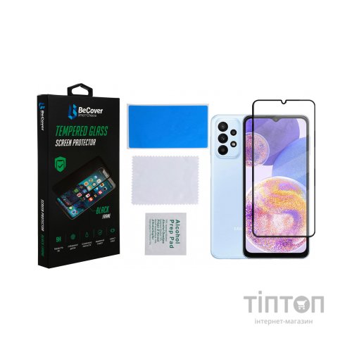 Скло захисне BeCover Samsung Galaxy A23 SM-A235 Black (707355)