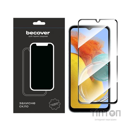 Скло захисне BeCover Samsung Galaxy M14 5G SM-M146 Black (709258)