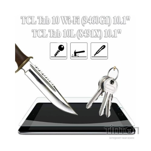 Скло захисне BeCover TCL Tab 10 Wi-Fi (9460G1) / 10L (8491X) 10.1" (709602)