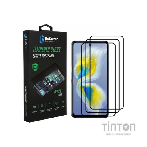 Скло захисне BeCover Tecno Camon 18 Premier Black (707327)