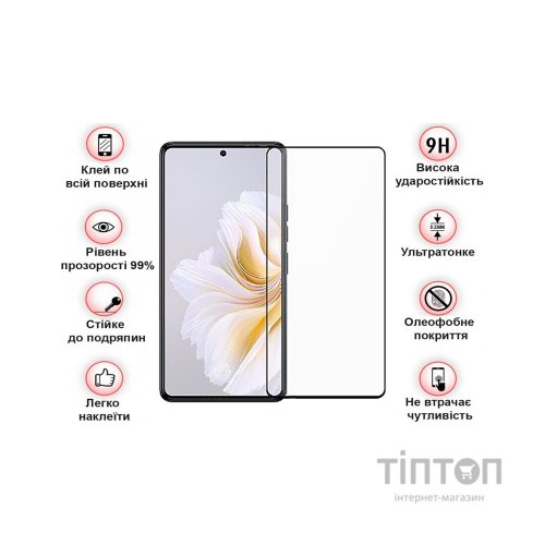 Скло захисне BeCover Tecno Camon 20 Pro (CK7n) Black (709745)