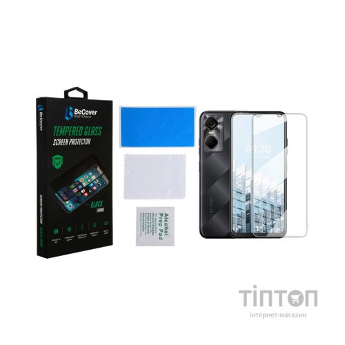 Скло захисне BeCover Tecno Pop 6 Pro (BE8) 3D Crystal Clear Glass (708555)