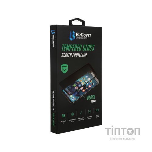 Скло захисне BeCover Tecno POVA 3 (LF7n) Black (708163)